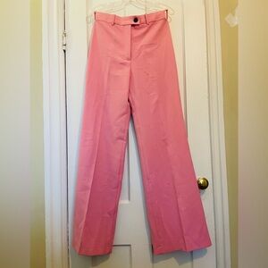 Zara Pink Wide Leg Women's Pants